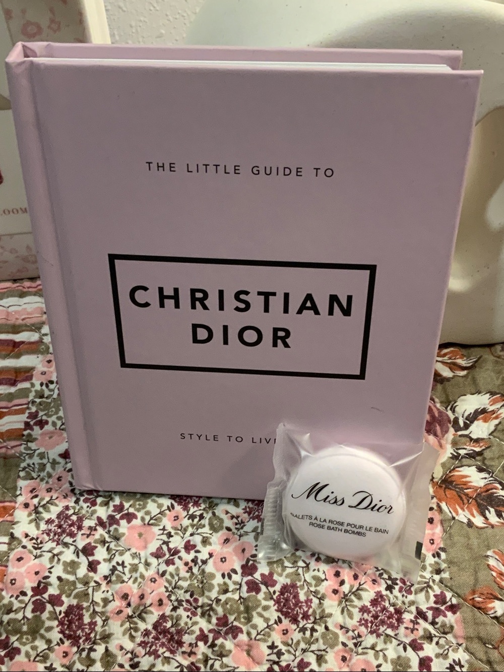Dior Soft Pink Hardcover 'The Little Guide to Christian Dior'. NWOT